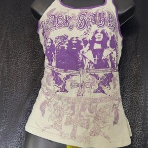 Y2K 06 RARE Officially Licensed Black Sabbath / OZZY Tank Top Size M
